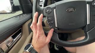 2011 Land Rover Range Rover Sport Functions
