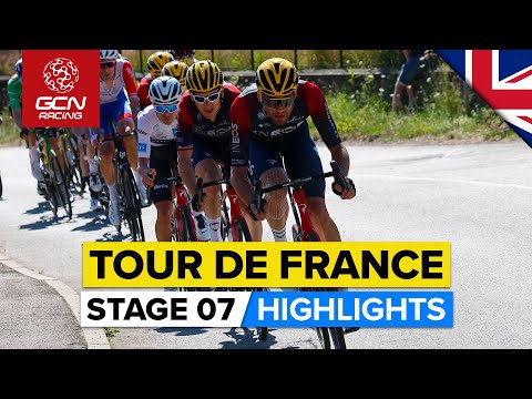 Agonisingly Steep Ramps On First Summit Finish! | Tour De France 2022 Stage 7 Highlights