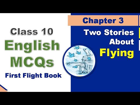 Class 10 Chapter 3 MCQs Two Stories about Flying English | MCQ Quiz Two Stories about Flying