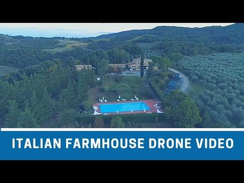 Italian Farm House in Tuscany - Drone Video - Agriturismo Tenuta Orgiaglia