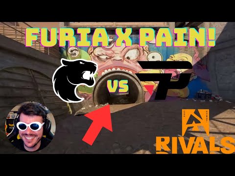 FURIA VS PAIN! GREAT MATCH, BO3 AT BLAST RIVALS 2025, HIGHLIGHTS, GAULES
