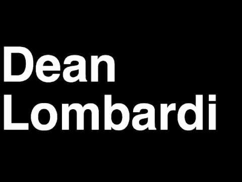 How to Pronounce Dean Lombardi Los Angeles LA Kings NHL Hockey GM General Manager Interview Fired