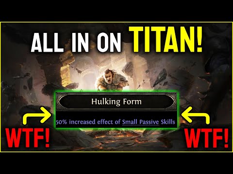 50% Increased Small Passive Skills? TITAN Looks BROKEN! Path of Exile 2