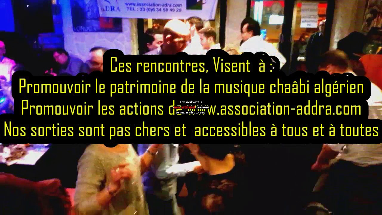 Nos Diners/Soirées Le Chaâbi ???? Algerien/