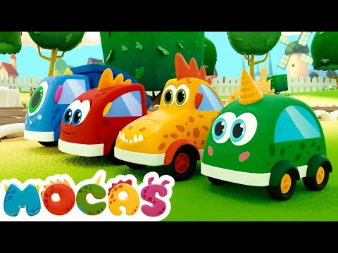 Sing with Mocas Little Monster Cars! The Ants Go Marching. The best rhymes for kids. Songs for kids