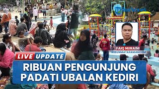Tiket Masuk Gratis Masyarakat Rela Berdesakan Kunjungi Wisata Ubalan Kediri, Antrean Penuh Sesak