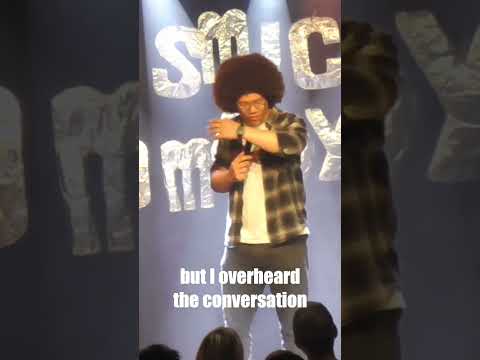 Scaring people with an afro #comedy #standup #funny #hair