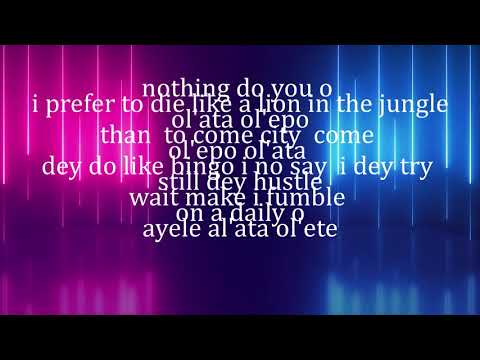 Joel EL ,Davido ft Zlatan  - EPO( official  lyrics video )