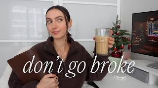 you DON'T have to GO BROKE this Christmas🎄 (holiday money chat)