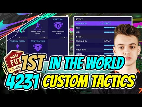 FIFA 21 1ST IN THE WORLD 4231 CUSTOM TACTICS/INSTRUCTIONS | TEKKZ | GET MORE WINS IN FUT 21!