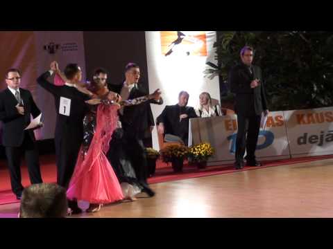Latvia Open 2011 WDSF ST Valts Liepnieks - Inese Zarina 1.4 foxtrot