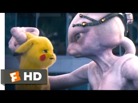 Pokémon Detective Pikachu (2019) - Defeating Mewtwo Scene (9/10) | Movieclips