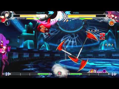 "BBR" BlazBlue CF AT BAVARIA BURST OVERTURE I - ReaperSK vs tri50ks