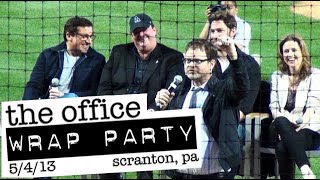 'THE OFFICE' Wrap Party Farewell Celebration: PNC Field, Scranton 5/4/2013 - FULL CELEBRATION in HD