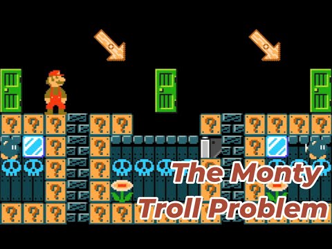 The Monty Troll Problem - Level by 50-ft lock (SMM2)