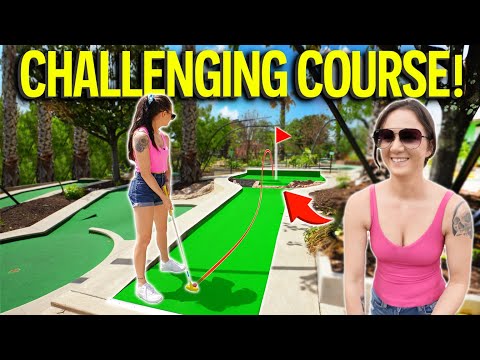 The Hardest Old School Mini Golf Course We've Ever Played!