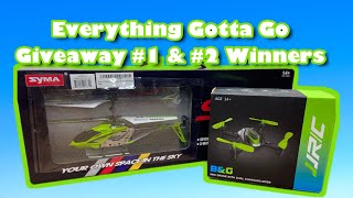 🔺Live Drawing🔺 *Everything Gotta Go Giveaway #1 & #2 Winners*