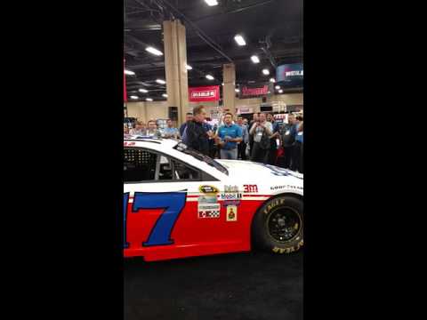 Ricky Stenhouse Jr  unveils new Fastenal car with Darrell Waltrip