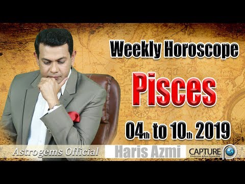 Pisces Weekly Horoscope from Monday 04th to Sunday 10th February 2019