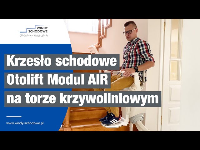 Domowa winda schodowa dla seniora Otolift Modul AIR