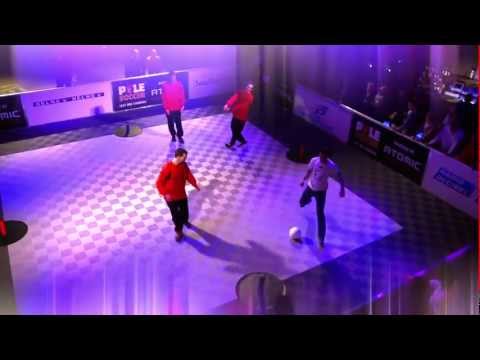 pole soccer last one standing