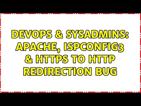 Devops Sysadmins Apache Ispconfig3 Https To Http Redirection Bug