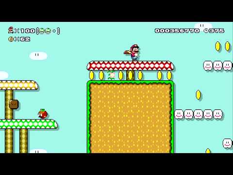 DISARRAYED SABOTEUR ~ NORMAL 100 MARIO CHALLENGE - SUPER MARIO MAKER - NO COMMENTARY 1bc
