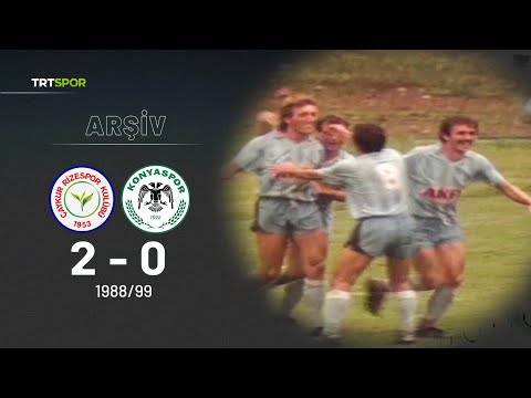 Nostalji - Özet | Rizespor-Konyaspor (1988-89) Rize'de goller Hasan Vezir'den