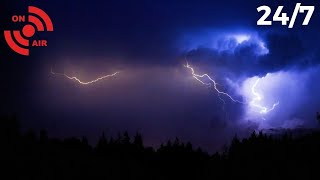 Heavy Thunderstorm Sounds for Sleeping, Relaxing, Stress | Rolling Thunder, Lightning &amp; Rain Sounds