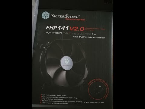 SilverStone SST-FHP141 Fan – 140 mm, juodas video