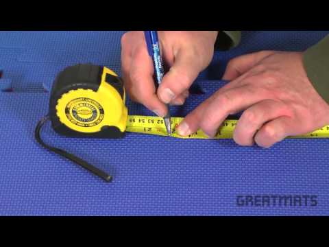 How to install 1x1 meter interlocking foam mats and tiles