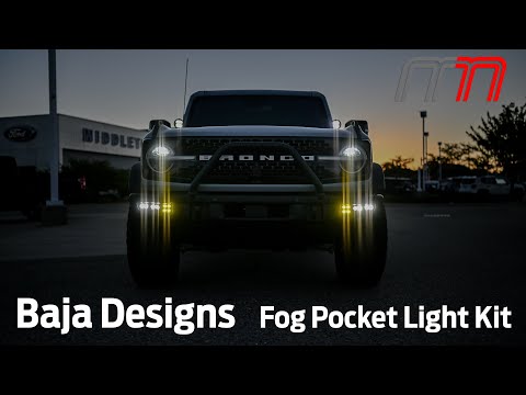 2021 Bronco First Edition: Baja Designs Pocket Fog Light Kit Install