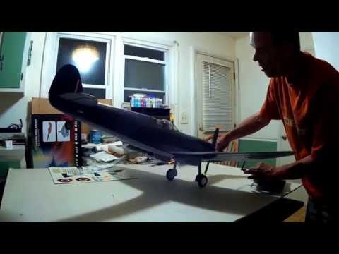 (The New) FlightLine RC  Mk.IXc Supermarine Spitfire 1200mm Warbird Speed Build / Review