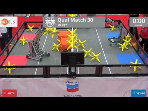 2017 VEXU Design Q30 - UPTP1 vs VEXLB3 - 8 to 40