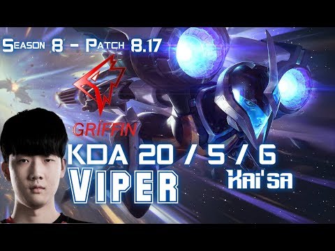 GRF Viper KAI'SA vs JINX ADC - Patch 8.17 KR Ranked