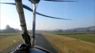 preview picture of video 'Cyclone AX2000 Microlight take off from Welshpool Airfield'