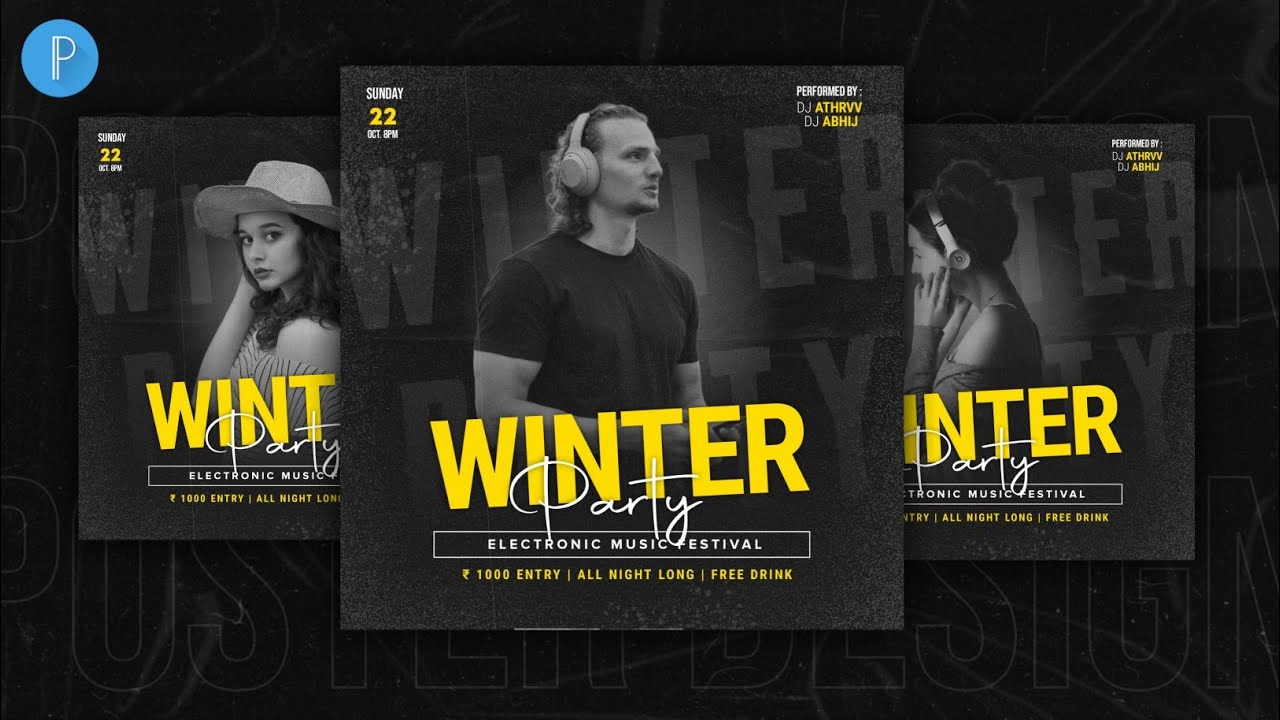 Poster Graphic Design Tutorial In Android | pixellab tutorial 2023