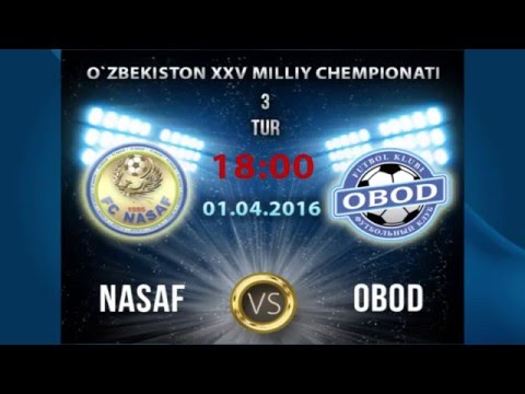 Nasaf vs Obod 1: 0