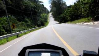 preview picture of video 'SuperMoto D-Tracker klx250sf onboard camera ride Kamala beach to Patong beach.avi'