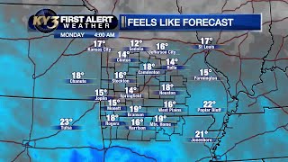 FIRST ALERT WEATHER: Bitterly today and tomorrow