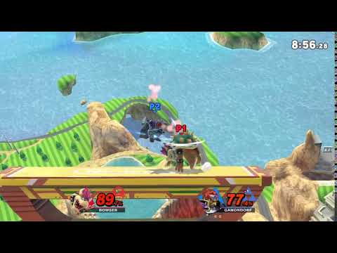 Bowser d-air combo
