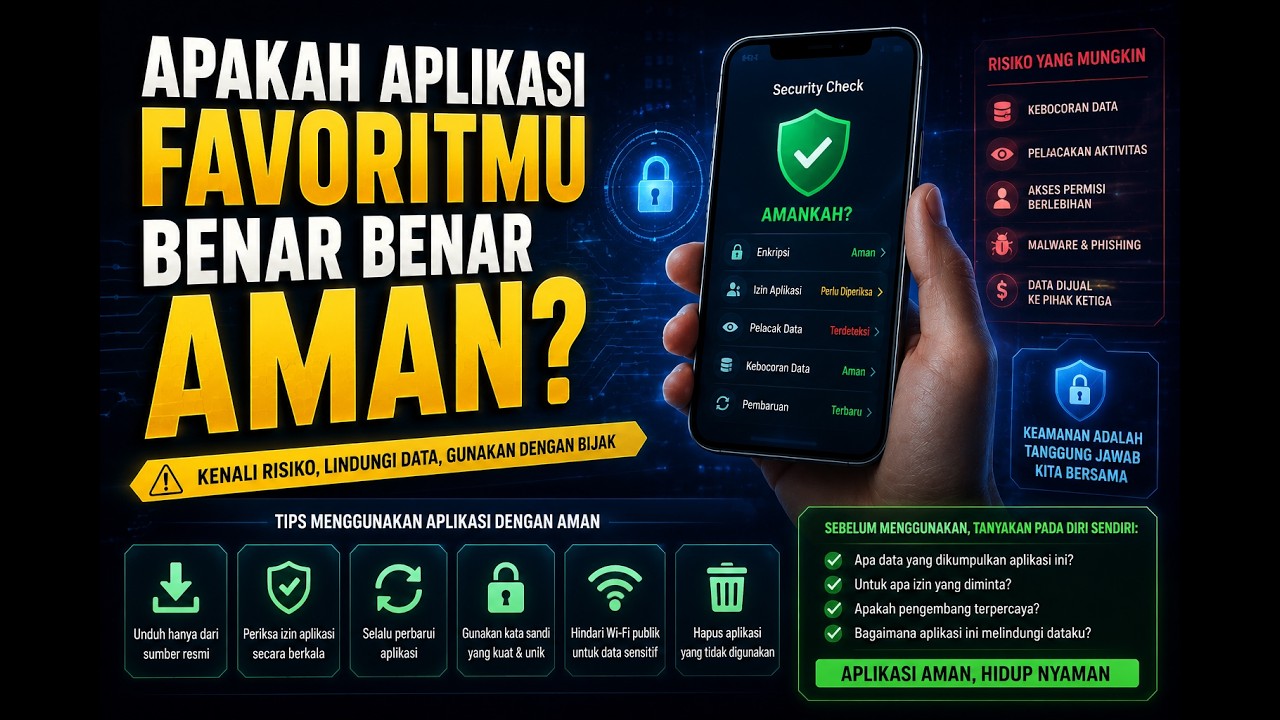 Apakah Aplikasi Favoritmu Benar Benar Aman