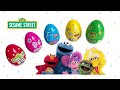 Sesame Street Surprise Eggs Unboxing Fun With Elmo Cookie Monster Big Bird And More