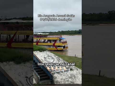 Rio Araguaia Aruanã Goiás 04/01/2026 #rioaraguaia #shorts #youtubeshorts #naturelover