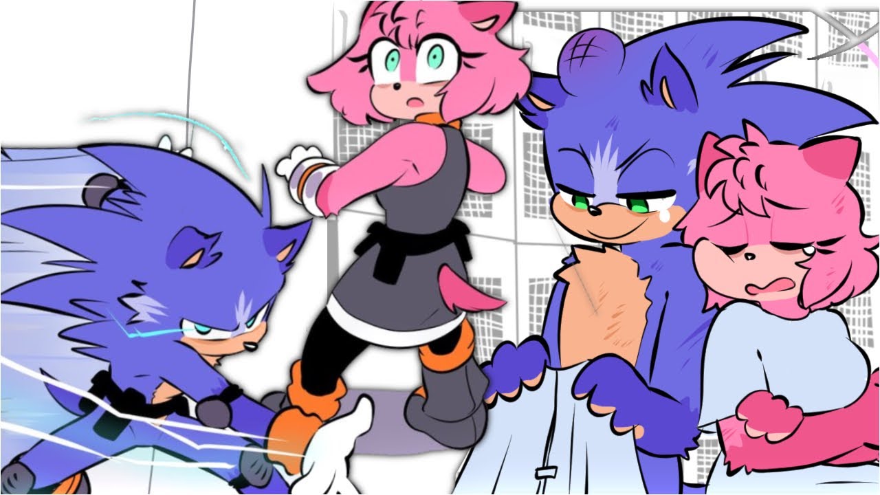 Project Amy & Sonic FORCED Combat Training | Sonic Comic Dub