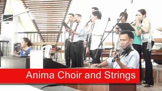 Tuwing Umuulan at Kapiling Ka (cover) by Anima Choir and Strings in a wedding at Magallanes Church