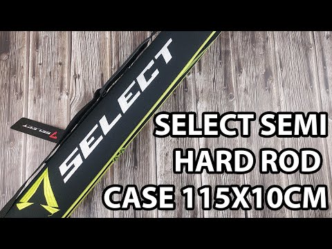  Жорсткий чохол для вудилищ Select Semi Hard Rod Case 115x10cm, колір:чорний