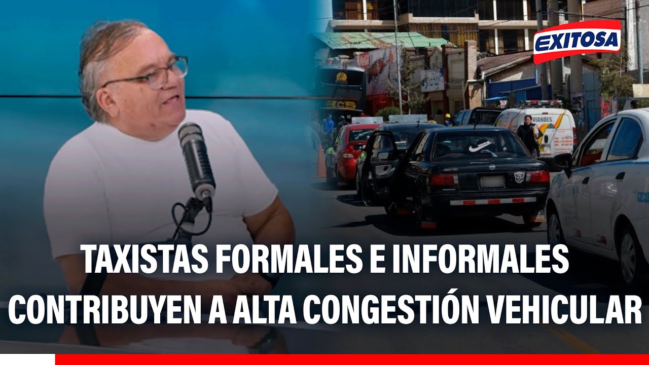 🔴🔵 Taxistas formales e informales contribuyen a alta congestión vehicular