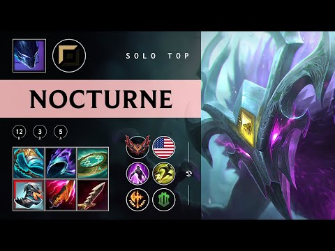 Nocturne Top vs Jayce - NA Grandmaster Patch 25.24