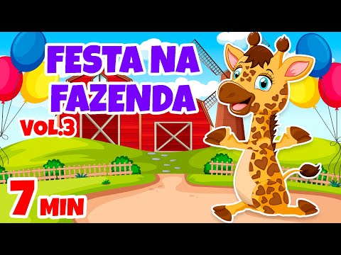 Festa na Fazenda Vol. 3 - Giramille 7 min | Desenho Animado Musical